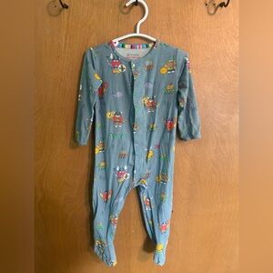 Magnetic Me Teal Kids One Piece with Viking Prints